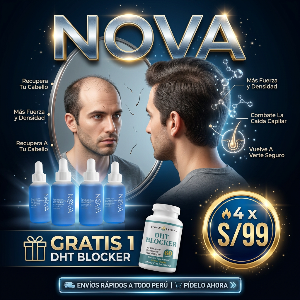 NOVA Péptidos de cobre Super PROMO + capsulas de DHT blocker! Adiós a la caída de cabello