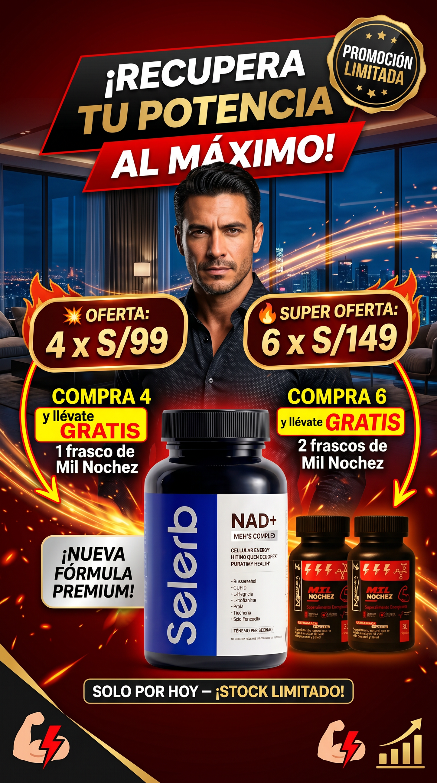 SELERB NAD - Mejora tu rendimiento intimo + Mil nochez