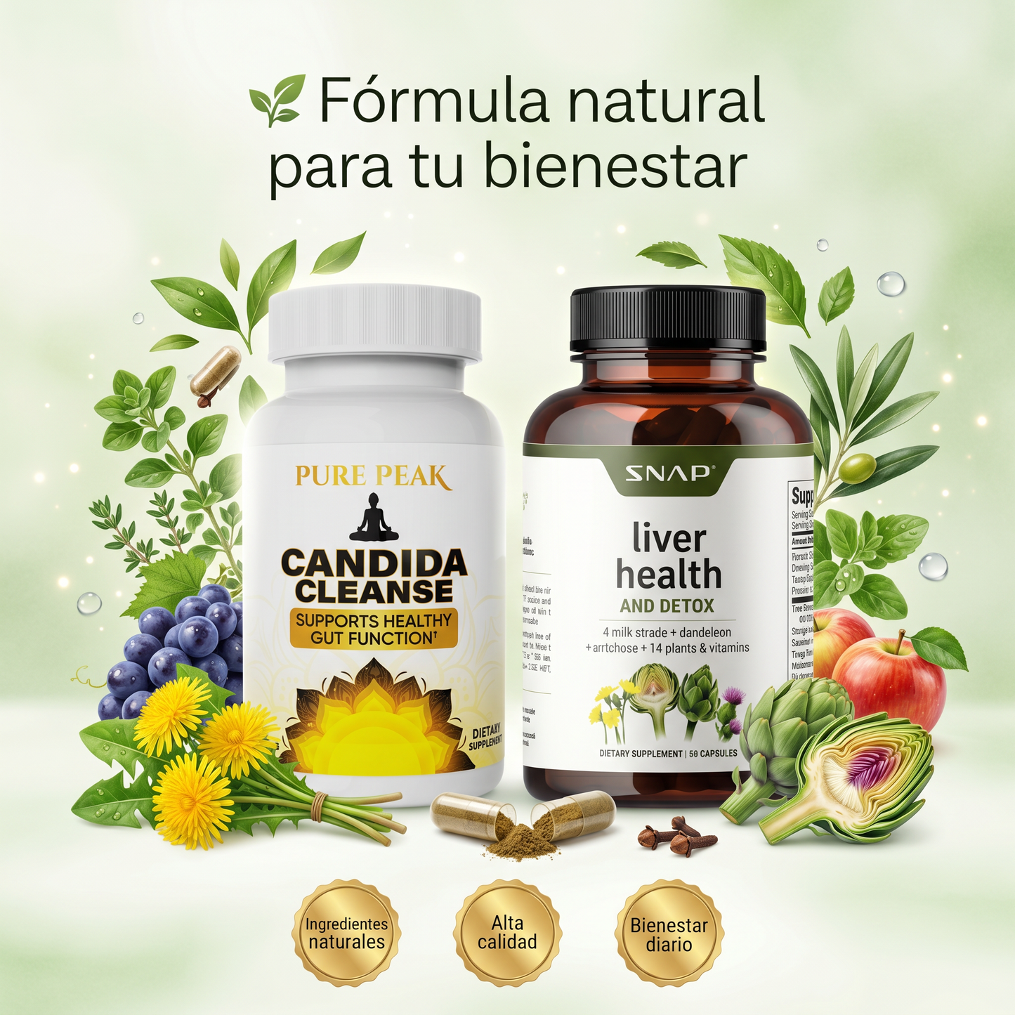 Liver Health & detox + Candida Cleanse