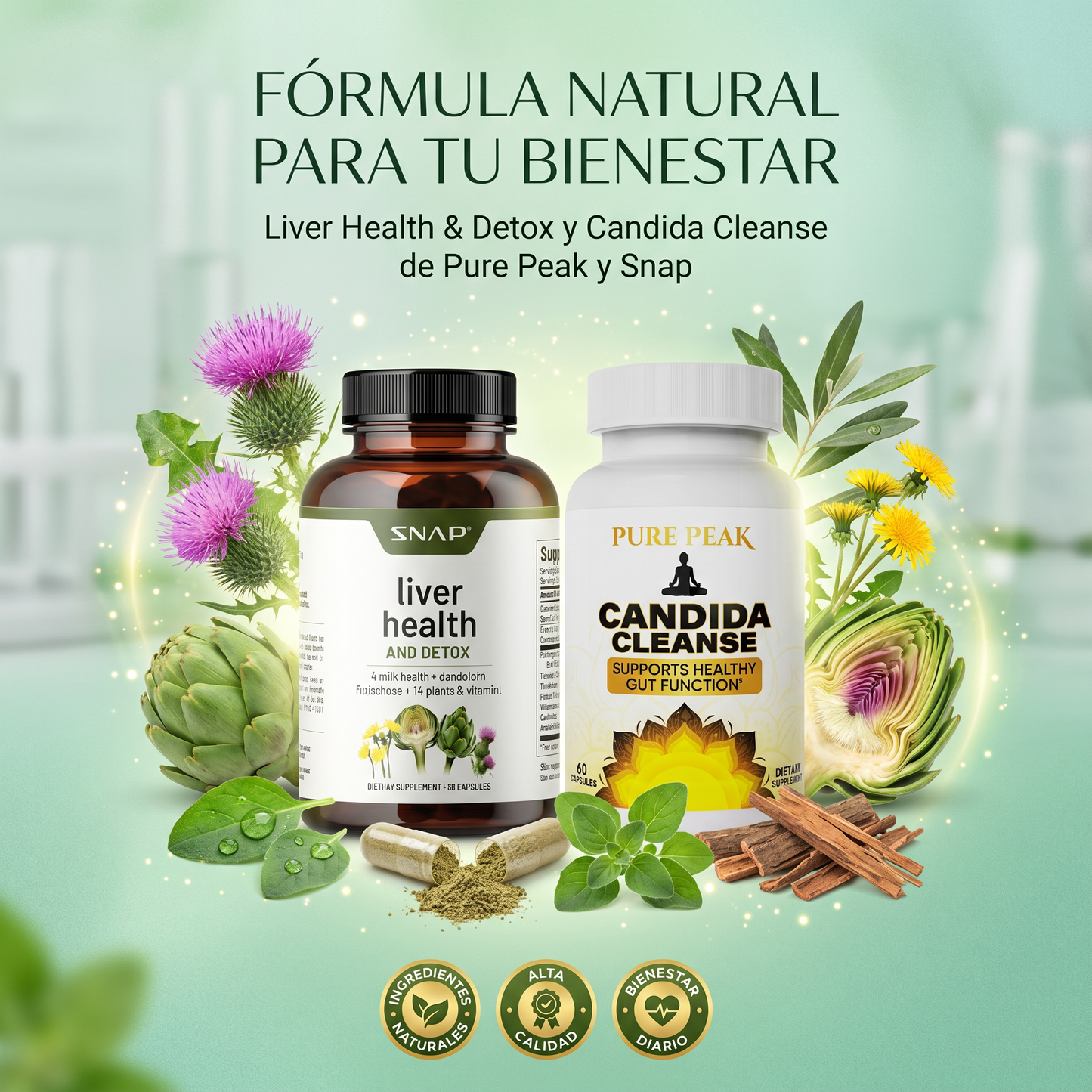 Liver Health & detox + Candida Cleanse
