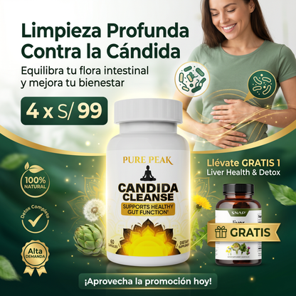 Candida Cleanse x 4 + liver Health & detox