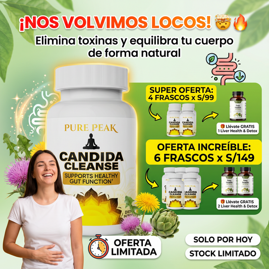 Candida Cleanse x 4 + liver Health & detox