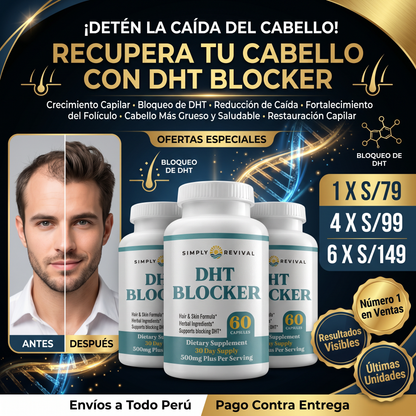 DHT BLOCKER - REACTIVA EL CRECIMIENTO DE TU CABELLO