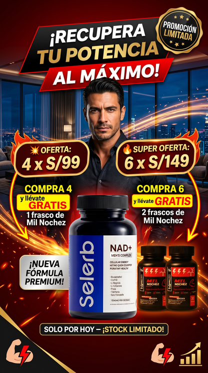 SELERB NAD - Mejora tu rendimiento intimo + Mil nochez