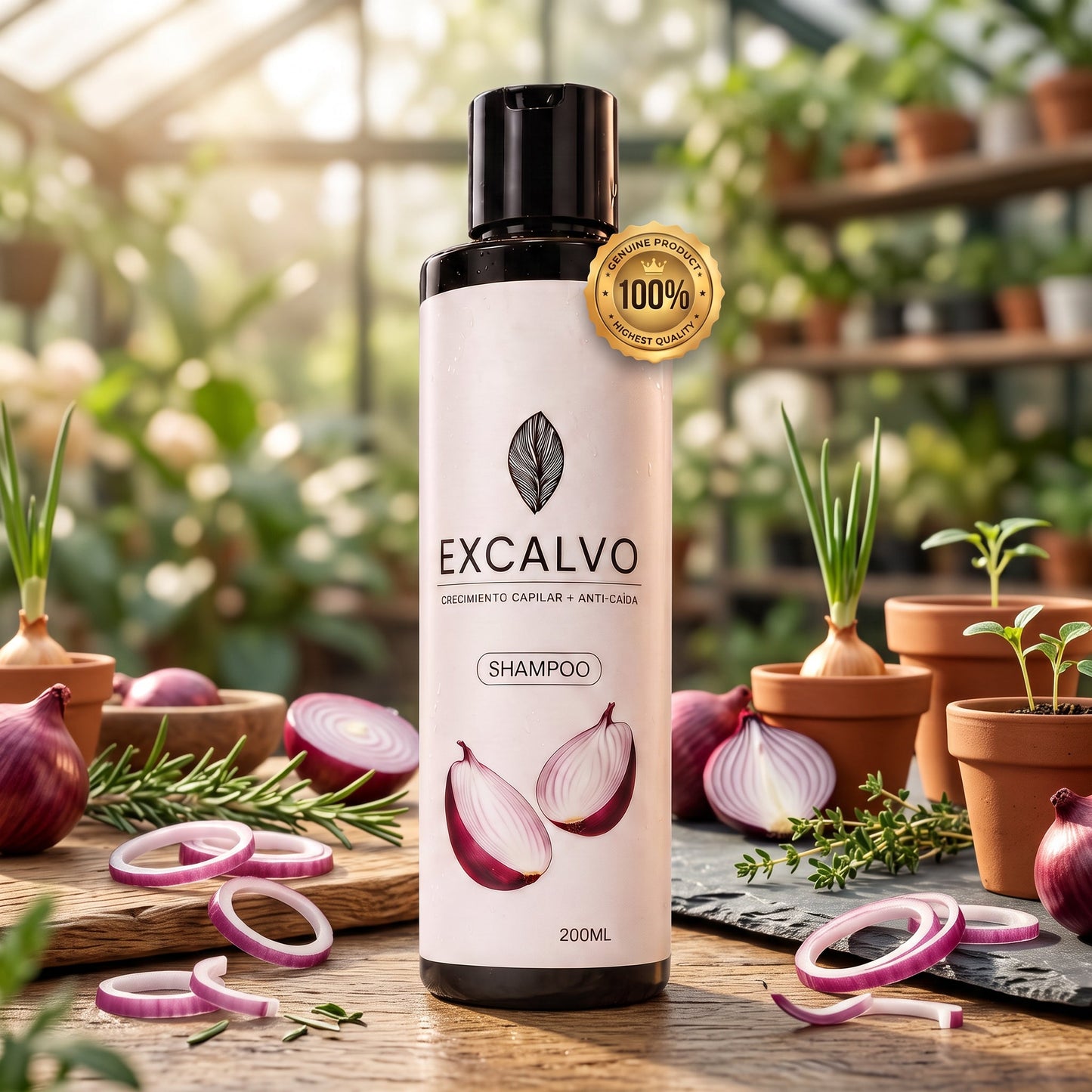 Excalvo - Shampoo de cebolla